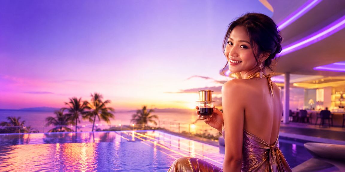Người chơi truy cập nền tảng hn2 trên điện thoại tại Đà Nẵng với quán cà phê